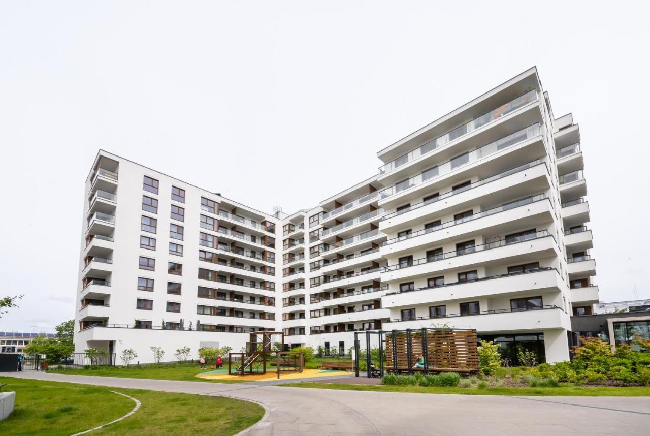 Postepu Comfort Apartment Varsóvia Exterior foto